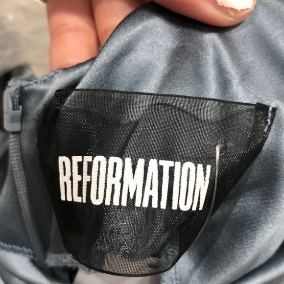 Reformation Adara dress in blue - Picture 6 of 6